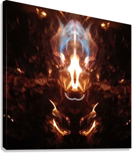 Firein ice Canvas Print