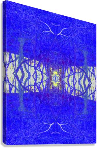 Blu Id Box Canvas Print