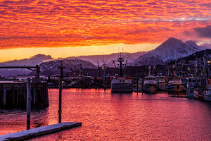 St Paul Harbor Sunset