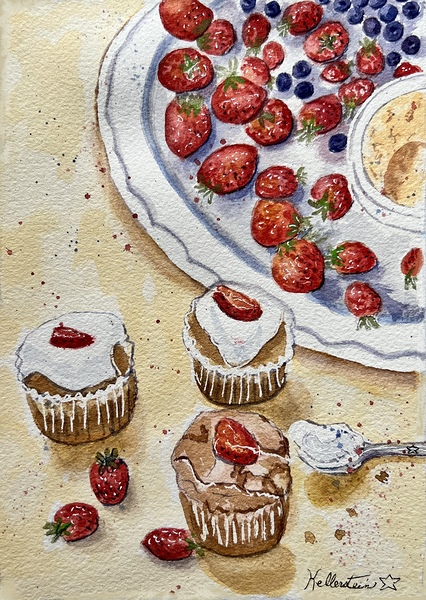 Un petit en-cas Print