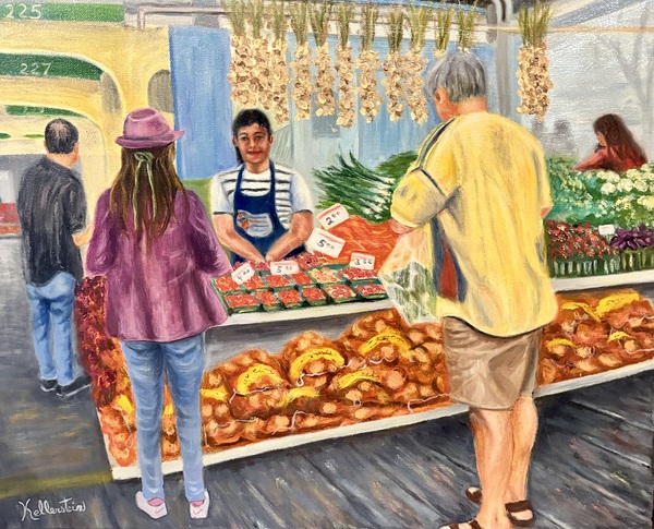 Samedi matin au marche  by Kellerstein