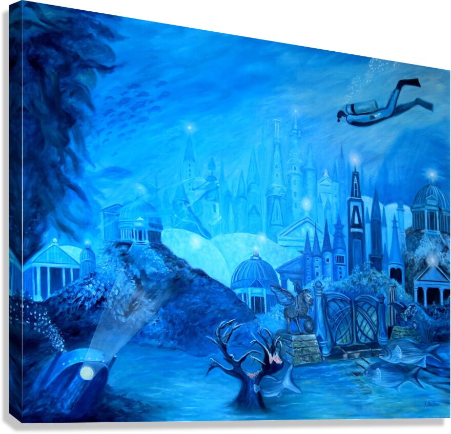 Atlantide Canvas Print