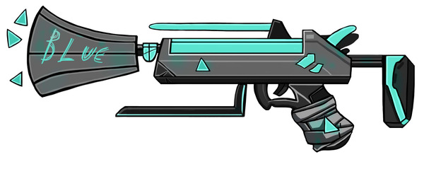 BlueWeapon Print