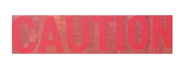Caution Print