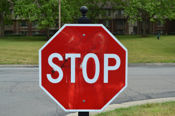 Stop Signage Print