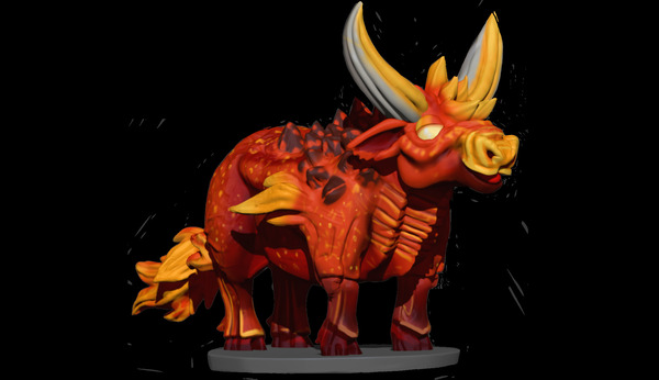 FireBull1 Print