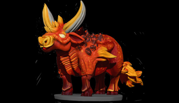 FireBull4 Print