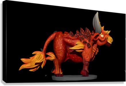 FireBull2 Canvas Print