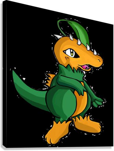 Leafasaur Canvas Print