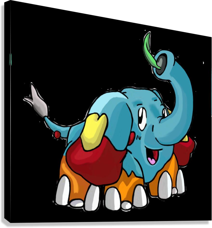 Mudphant Canvas Print