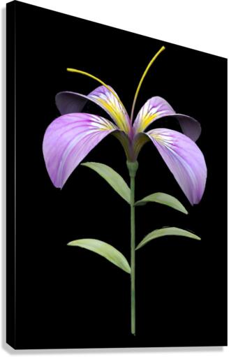 PurpleFlower2 Canvas Print