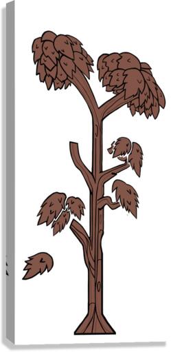 TreesTrans Canvas Print