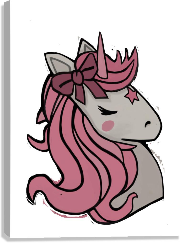 UnicornHead Canvas Print