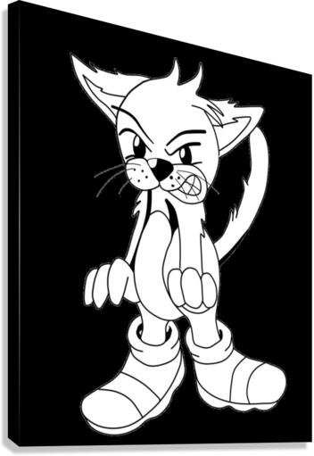 AngryCat Canvas Print