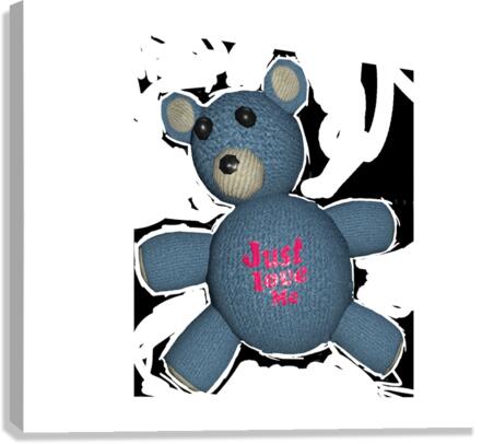 Bear Object Canvas Print