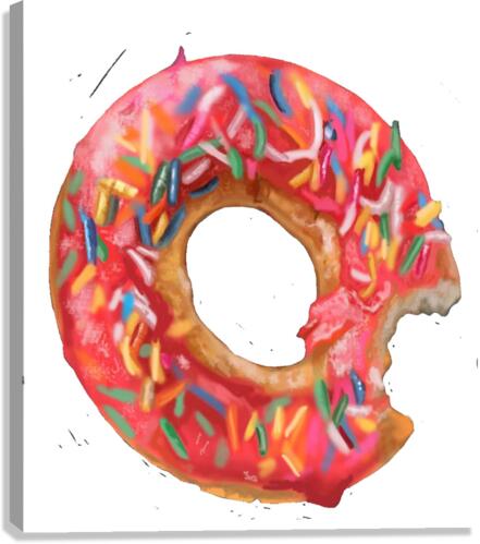 Donut Canvas Print