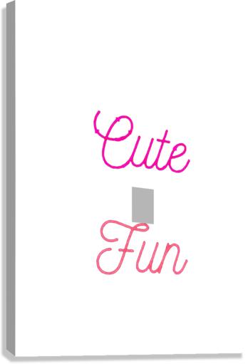 CuteandFun Canvas Print