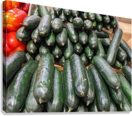 Cucumber Canvas Print