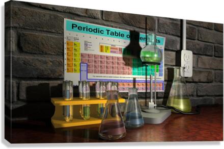 Science Scene Canvas Print