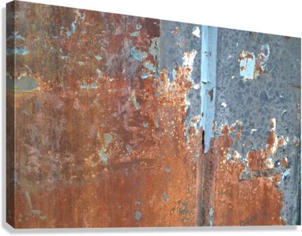 Metallic Garbage Bin Canvas Print