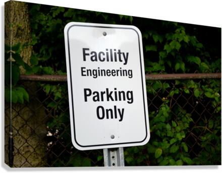 Facility Signage Canvas Print