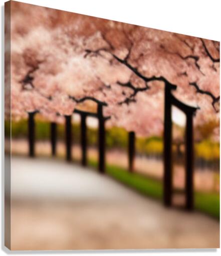 pinktree Canvas Print
