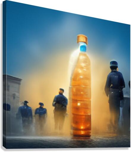 bottle4 Canvas Print
