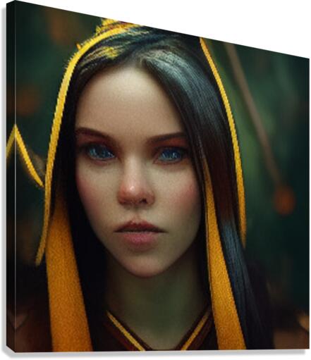 lady3 Canvas Print