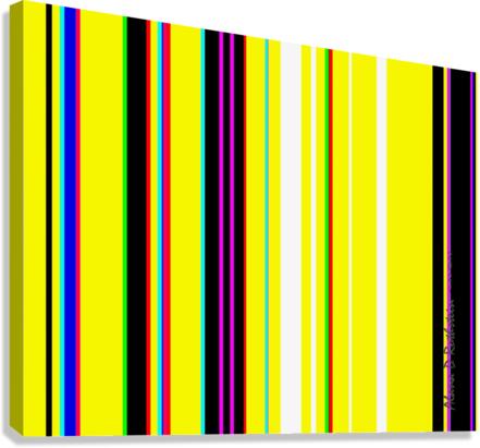 Color Bars 2 Canvas Print
