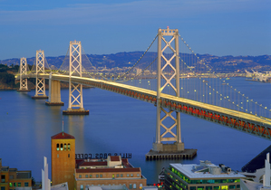 Bay Bridge Dusk