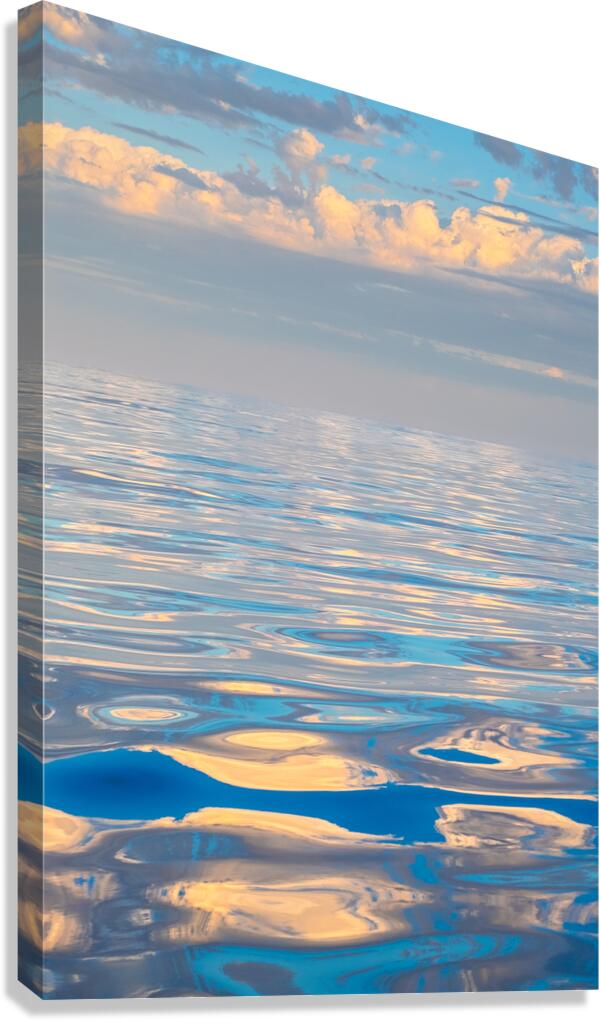 Mid Atlantic Cloud Reflections Canvas Print