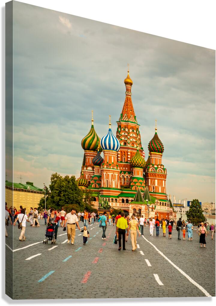 Red Square Canvas Print