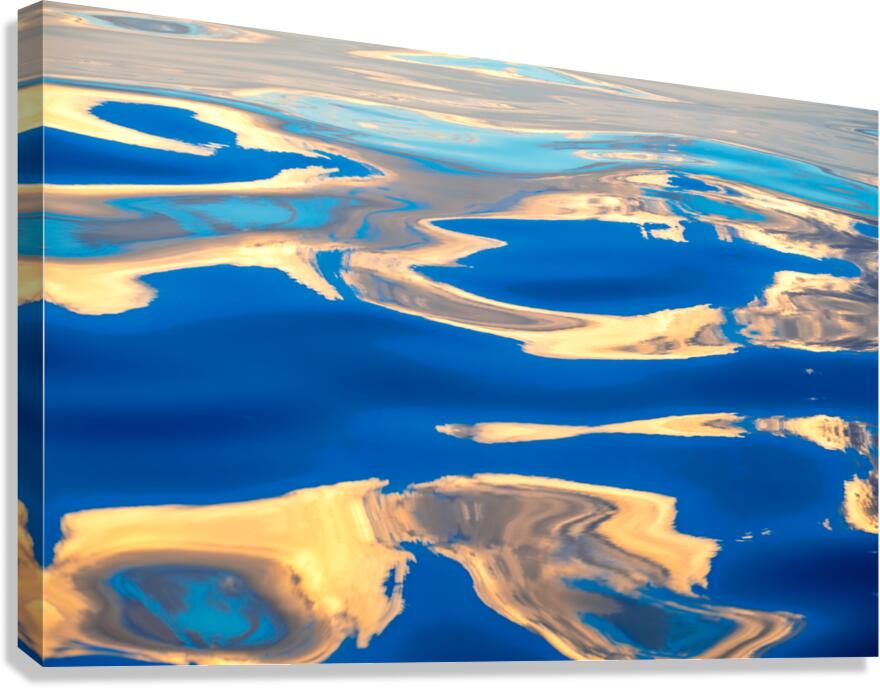 Mid Atlantic Ocean Reflections Canvas Print