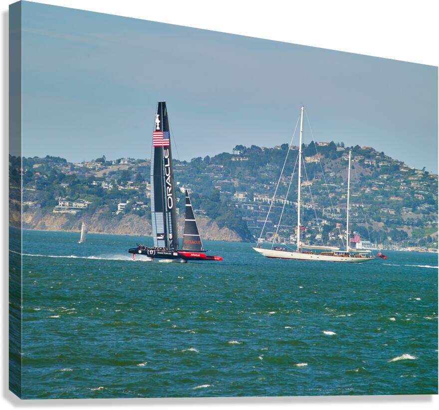 Americas Cup USA vs New Zealand 05 Canvas Print