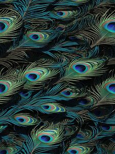 peacock feathers feathers pattern seamless patter
