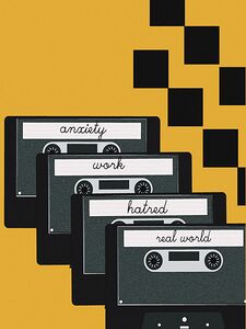 tape cassette vhs music retro vintage old