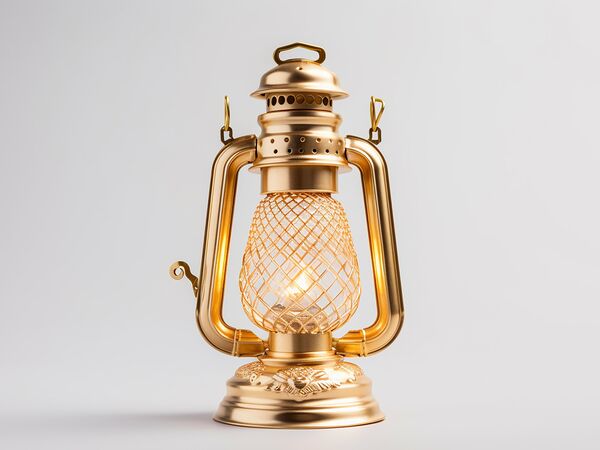 lantern vintage light lamp old fashioned antique Print