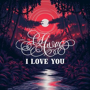 A captivating depiction of the crimson moonlit love of partners