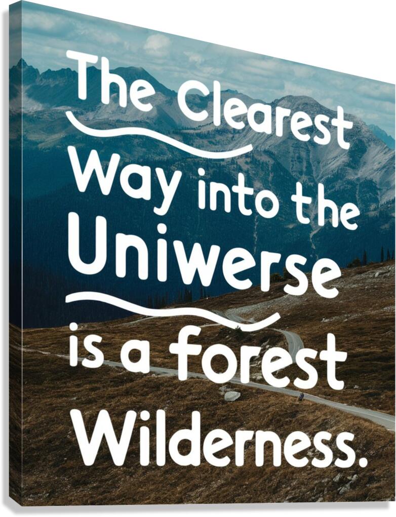 The forest grandeur Canvas Print