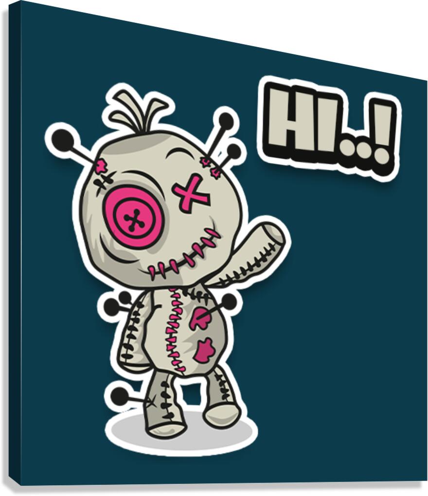 Voodoo Token - Artwork   01 Canvas Print