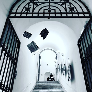 Library entrance