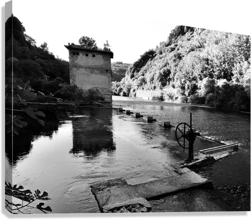 Old harbour Canvas Print