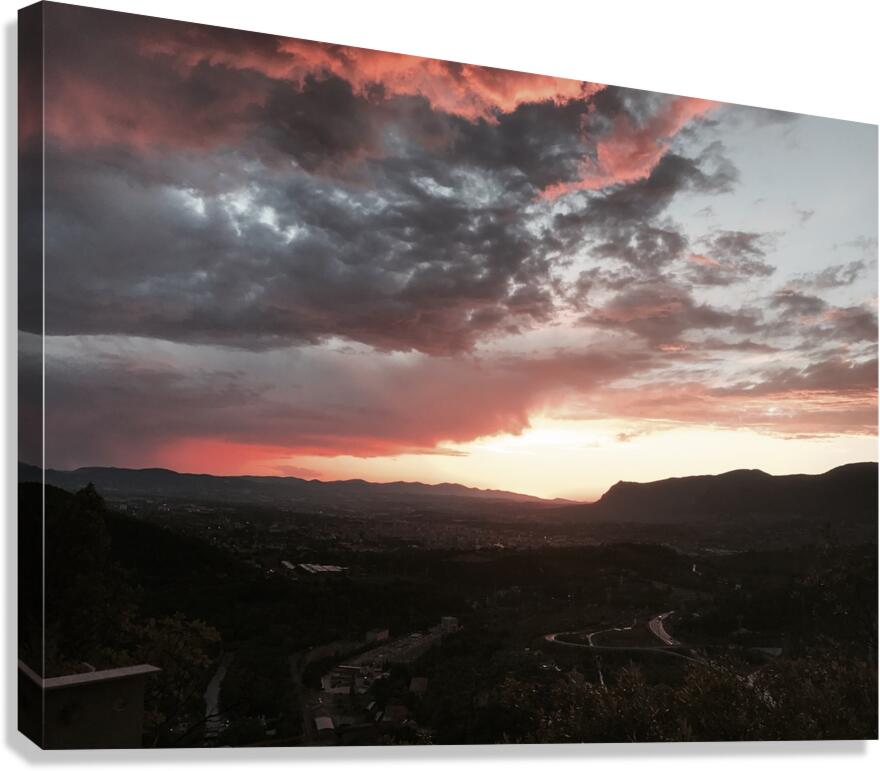 Sunset colors Canvas Print