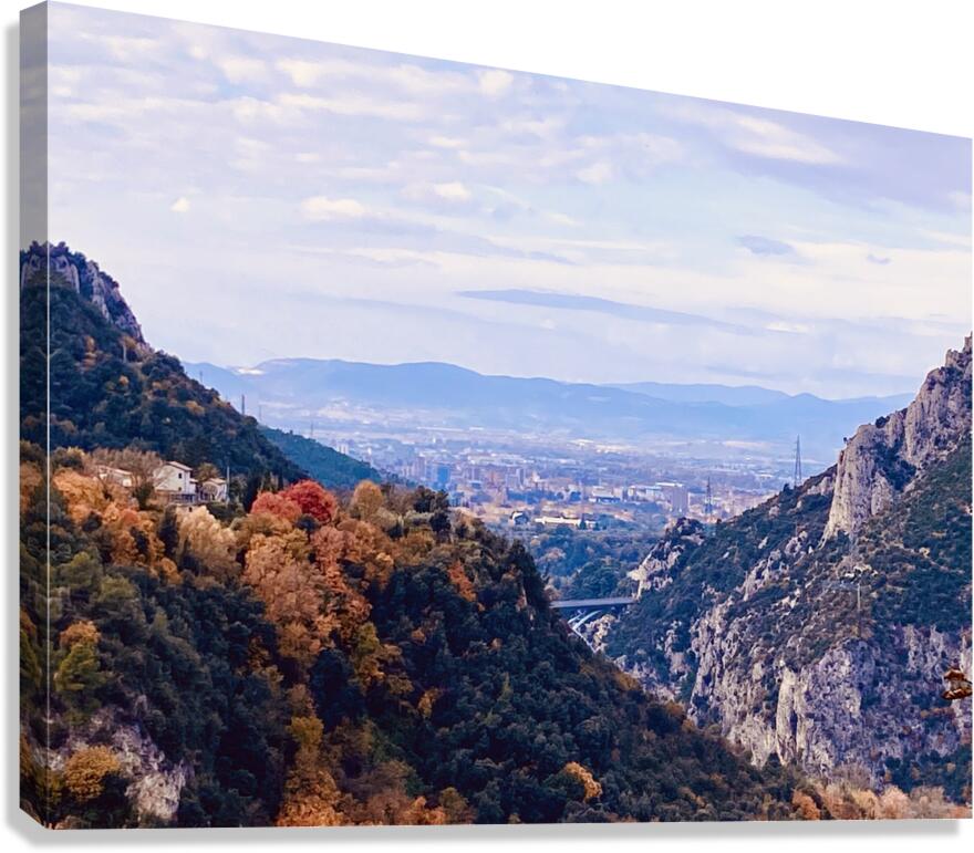 View from Marmore Canvas Print