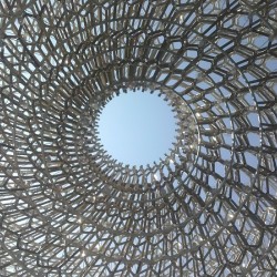 Giant metal bee nest 
