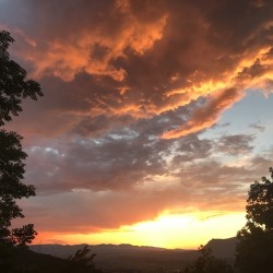 Sunset colors