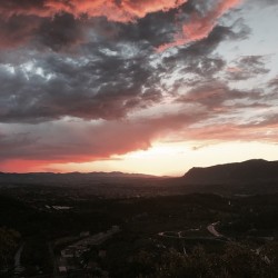 Sunset colors