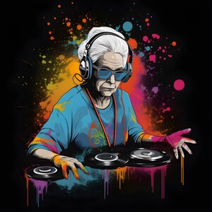 Graffiti old woman no.3