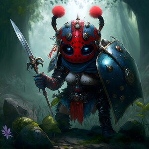 Warrior Ladybug no.10