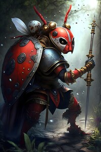Warrior Ladybug no.7